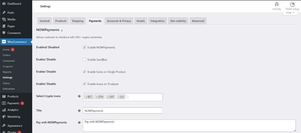 NOWPayments for WooCommerce